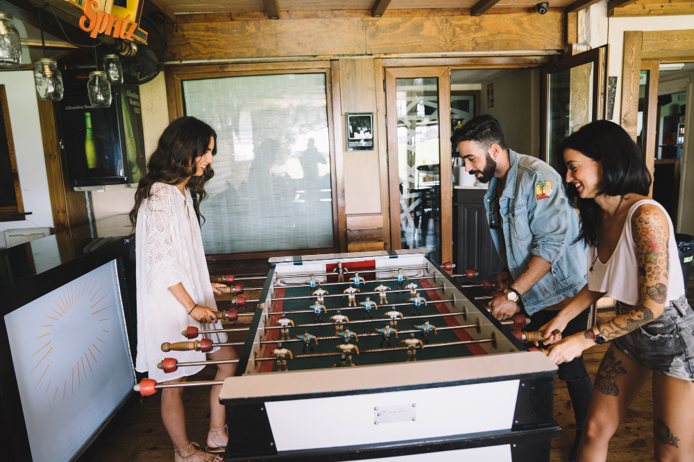 Interno del negozio di giochi da tavolo topcollectiongames